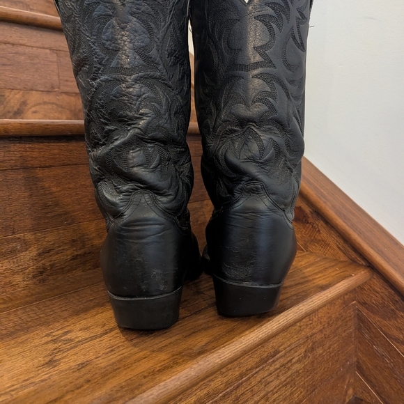 Ariat Heritage R Toe Western Leather  Cowboy Boots Mens 8.5 EE  Woman's 10.5 - Picture 13 of 15